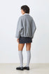Suncoo eddy short wool coat grey